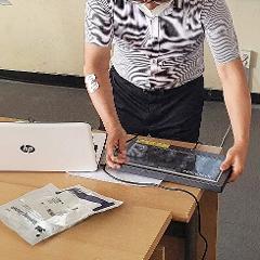 지워크, 근전도분석장비 시연회 1.jpg